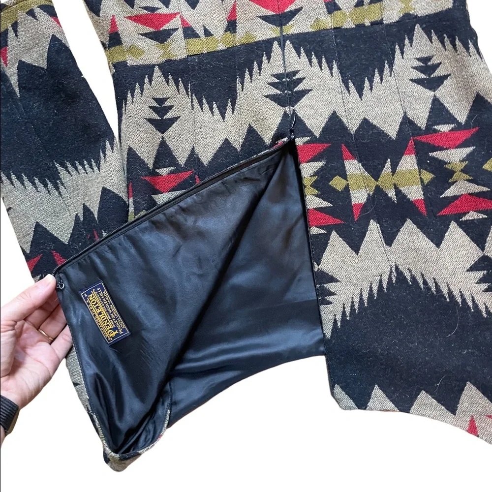 Pendleton | Wool Three Quarter Sleeve Cocktail Mini Dress